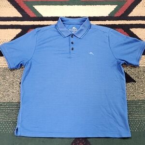 Tommy Bahama Ocean Blue Polo Tee Shirt